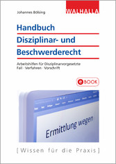 Handbuch Disziplinar- und Beschwerderecht