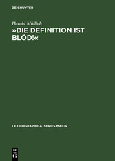 »Die Definition ist blöd!«