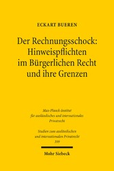 Der Rechnungsschock: Hinweispflichten im Bürgerlichen Recht und ihre Grenzen