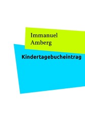 Kindertagebucheintrag