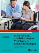 Menschen mit arbeitsbedingten Verletzungen und Erkrankungen