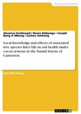 Local knowledge and effects of associated tree species litter fall on soil health under cocoa systems in the humid forests of Cameroon