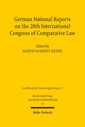 German National Reports on the 20th International Congress of Comparative Law