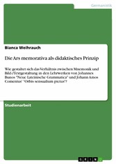 Die Ars memorativa als didaktisches Prinzip