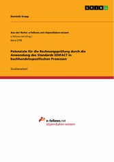 Potenziale für die Rechnungsprüfung durch die Anwendung des Standards EDIFACT in buchhandelsspezifischen Prozessen