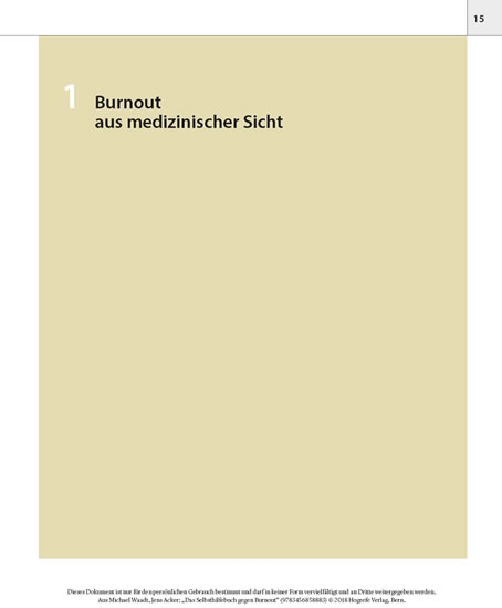 Das Selbsthilfebuch gegen Burnout