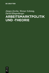 Arbeitsmarktpolitik und -theorie