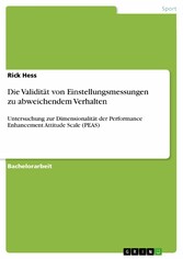 Die Validität von Einstellungsmessungen zu abweichendem Verhalten