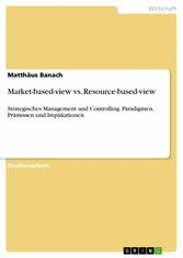 Market-based-view vs. Resource-based-view