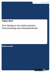 Text Mining in der elektronischen Postverteilung einer Bundesbehörde