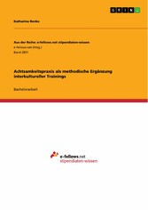 Achtsamkeitspraxis als methodische Ergänzung interkultureller Trainings