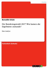 Die Bundestagswahl 2017. Wie kamen die Ergebnisse zustande?