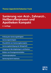 Sanierung von Arzt-, Zahnarzt-, Heilberuflerpraxen und Apotheken Kompakt