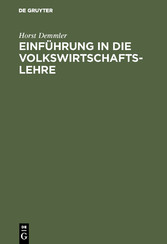 Einführung in die Volkswirtschaftslehre