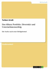 Das Allianz Portfolio. Diversität und Unternehmenserfolg