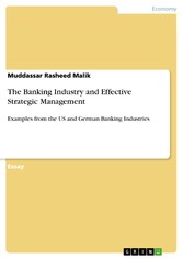 The Banking Industry and Effective Strategic Management