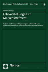 Fehlvorstellungen im Markenstrafrecht