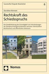 Rechtskraft des Schiedsspruchs