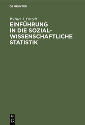 Einführung in die sozialwissenschaftliche Statistik