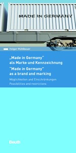 Made in Germany - als Marke und Kennzeichnung