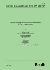 Zerstörungsfreie Ortung von Gefügestörungen in Betonbodenplatten