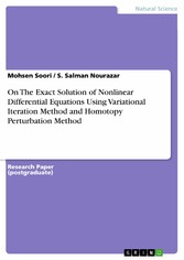 On The Exact Solution of Nonlinear Differential Equations Using Variational Iteration Method and Homotopy Perturbation Method