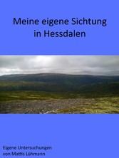 Meine eigene Sichtung in Hessdalen