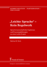 'Leichte Sprache' - Kein Regelwerk