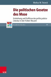 Die politischen Gesetze des Mose als Vorbild