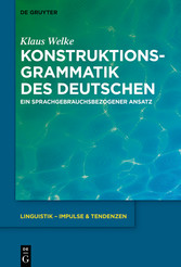 Konstruktionsgrammatik des Deutschen