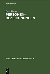 Personenbezeichnungen