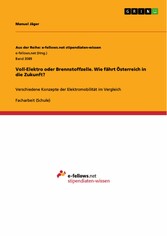 Voll-Elektro oder Brennstoffzelle. Wie fährt Österreich in die Zukunft?