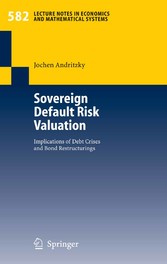 Sovereign Default Risk Valuation