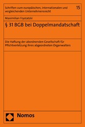 § 31 BGB bei Doppelmandatschaft