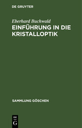 Einführung in die Kristalloptik