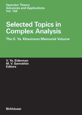 Selected Topics in Complex Analysis