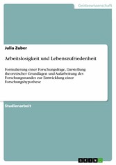 Arbeitslosigkeit und Lebenszufriedenheit