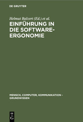 Einführung in die Software-Ergonomie