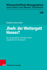 Jhwh: der Wettergott Hoseas?