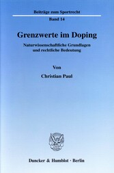 Grenzwerte im Doping.