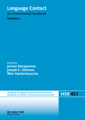 Language Contact. Volume 1