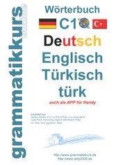 Wörterbuch C1 Deutsch-Englisch-Türkisch