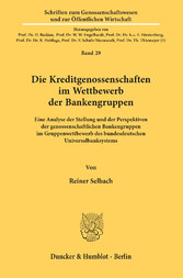 Die Kreditgenossenschaften im Wettbewerb der Bankengruppen.