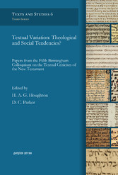 Textual Variation: Theological and Social Tendencies?