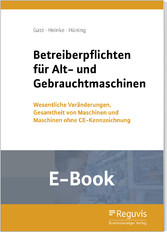 Betreiberpflichten für Alt- und Gebrauchtmaschinen (E-Book)