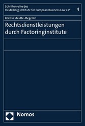 Rechtsdienstleistungen durch Factoringinstitute