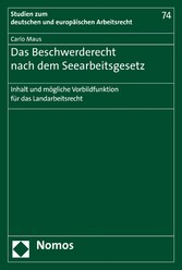 Das Beschwerderecht nach dem Seearbeitsgesetz