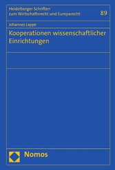 Kooperationen wissenschaftlicher Einrichtungen