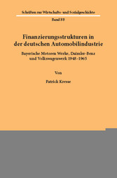 Finanzierungsstrukturen in der deutschen Automobilindustrie.