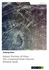 Impact Fracture of Glass. The Combined Finite-Discrete Element Study